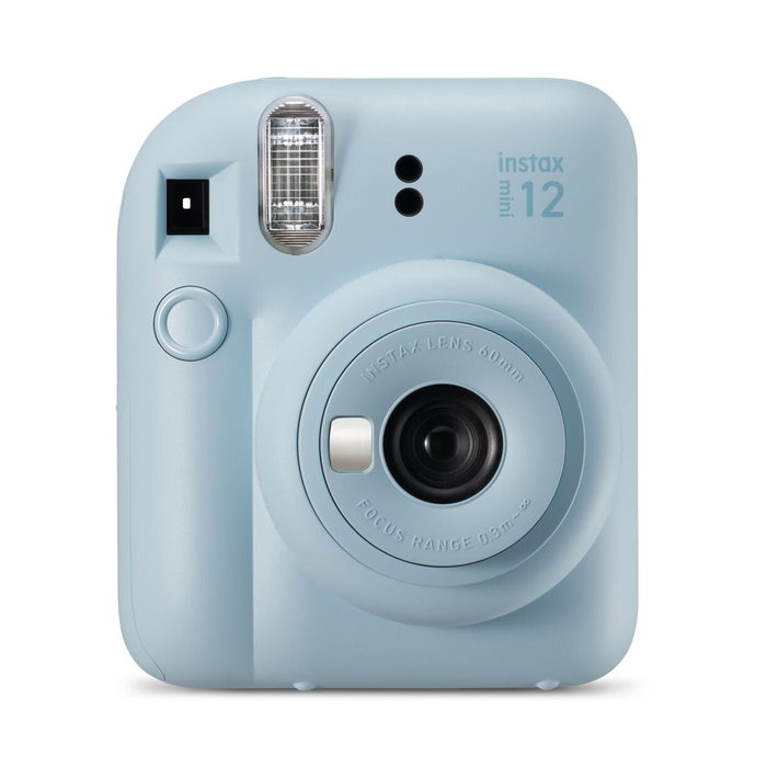 Fujifilm Instax Mini 12 Instant Camera & Film Holiday Bundle (Pastel Blue)