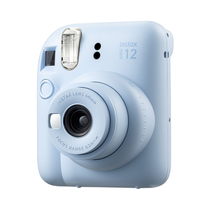 Fujifilm Instax Mini 12 Instant Camera & Film Holiday Bundle (Pastel Blue)
