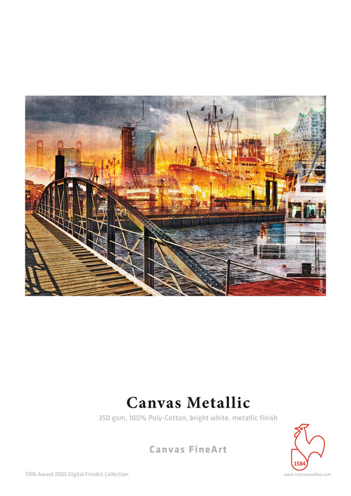 Hahnemühle Canvas Metallic 350, 44" x 39' - Roll
