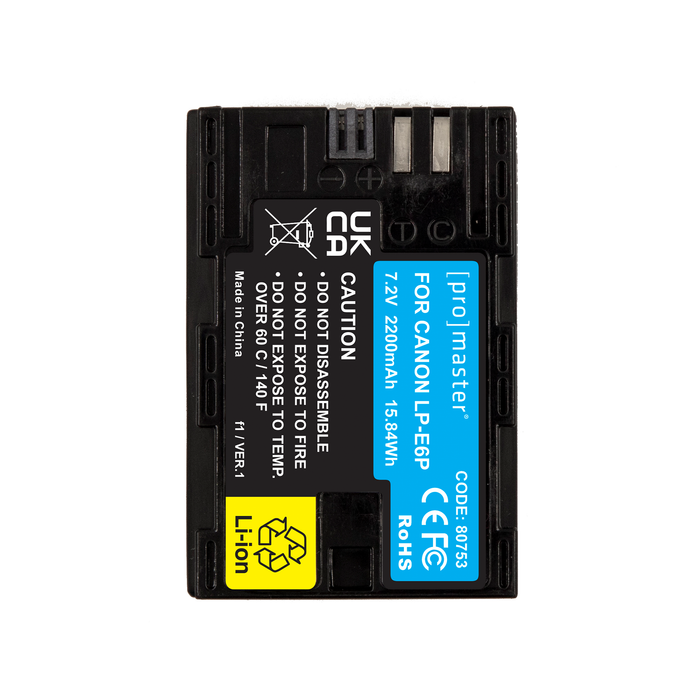 ProMaster Li-ion Battery for Canon LP-E6P