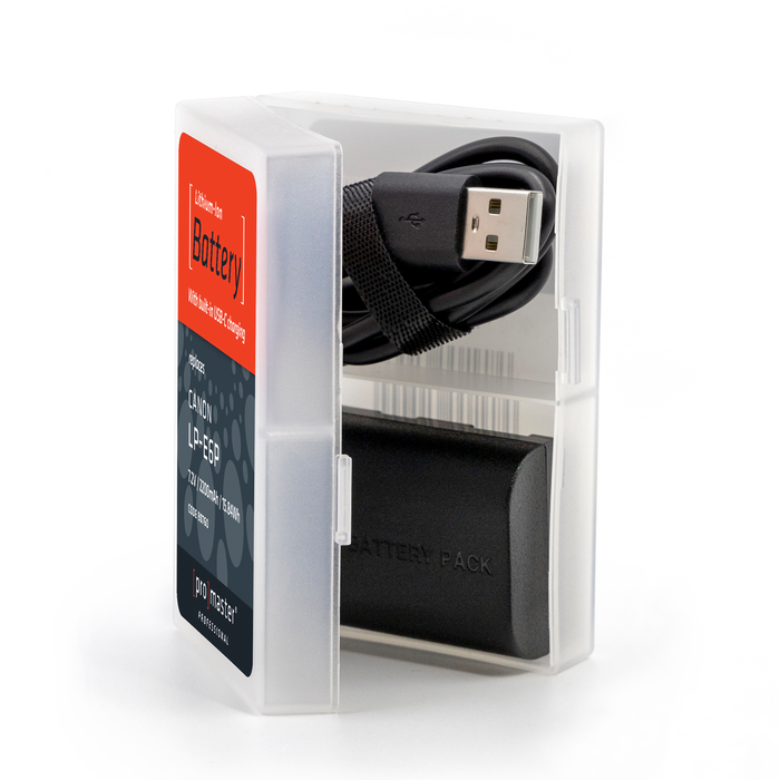 ProMaster Li-ion Battery for Canon LP-E6P with USB-C Charging