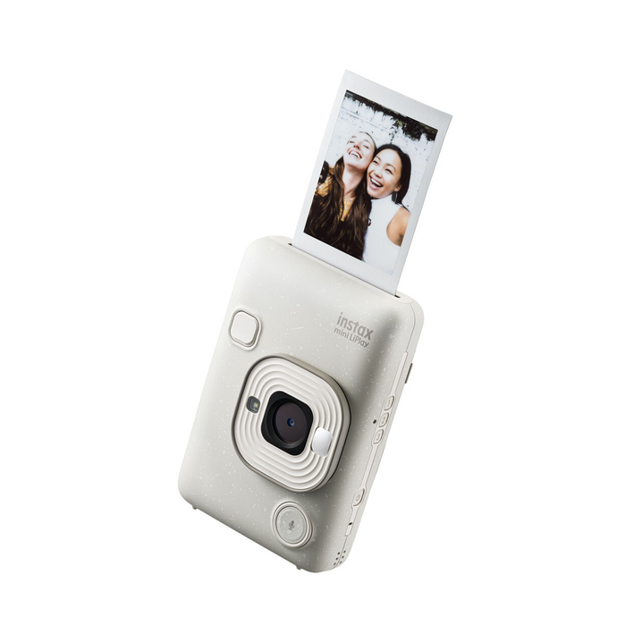 Fujifilm Instax Mini LiPlay Hybrid Instant Camera - Misty White