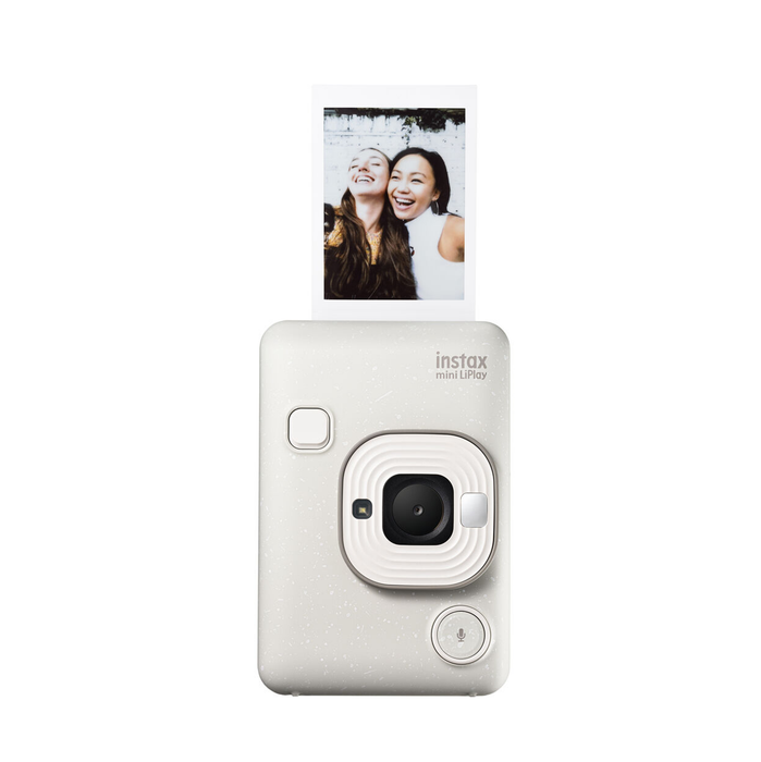 Fujifilm Instax Mini LiPlay Hybrid Instant Camera - Misty White