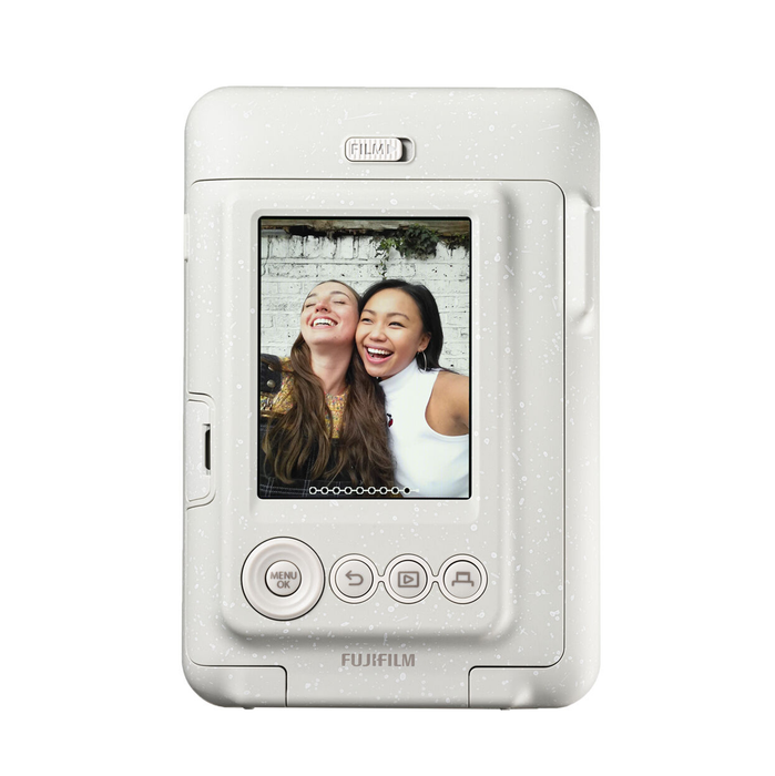 Fujifilm Instax Mini LiPlay Hybrid Instant Camera - Misty White