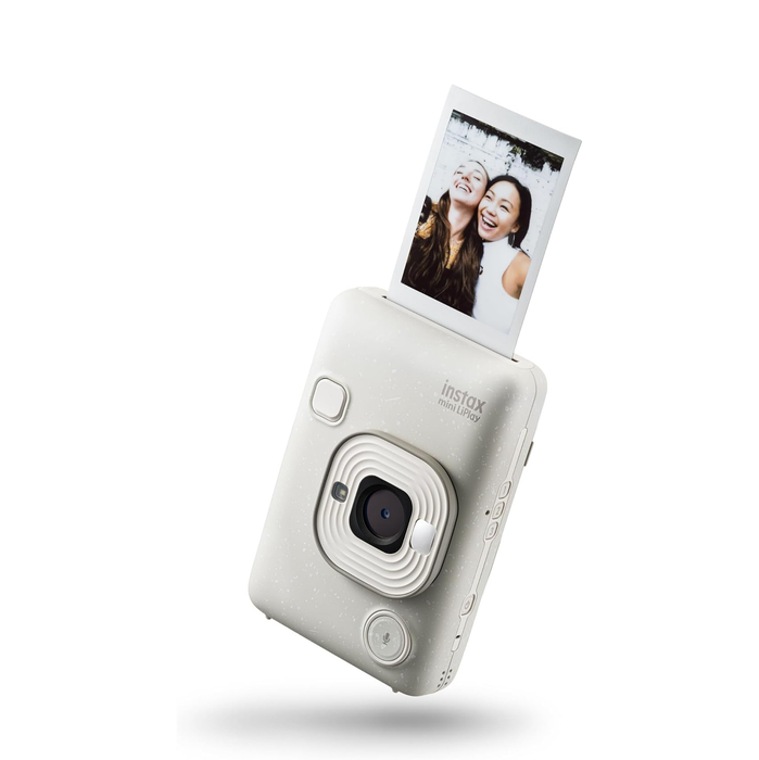 Fujifilm Instax Mini LiPlay Hybrid Instant Camera - Misty White