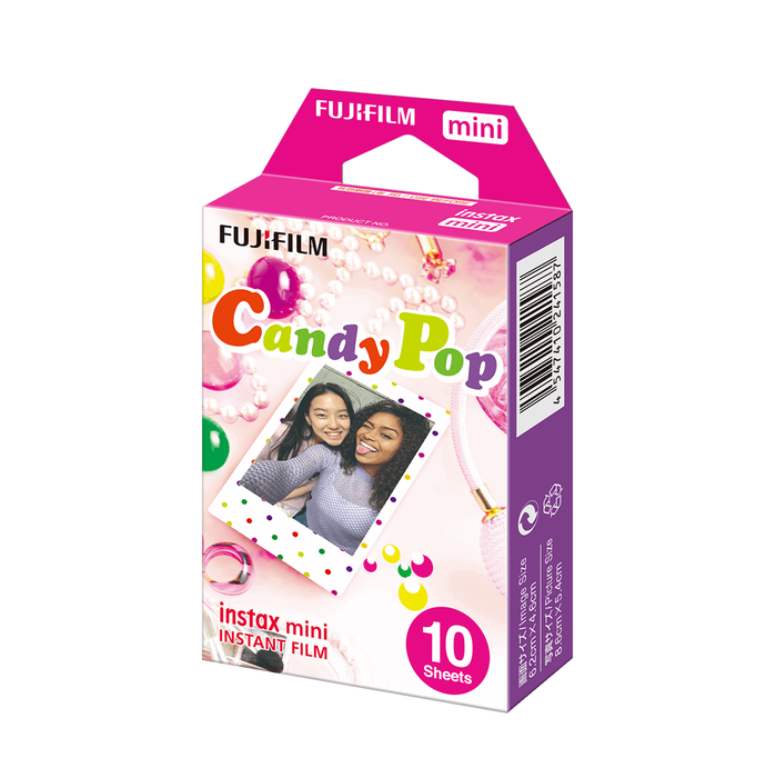 Fujifilm Instax Mini Instant Film, Candy Pop Frame - 10 Exposures