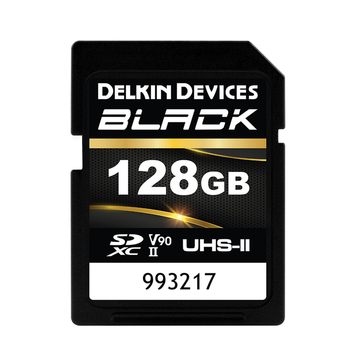 Delkin Devices 128GB BLACK UHS-II SDXC Memory Card - 2 Pack