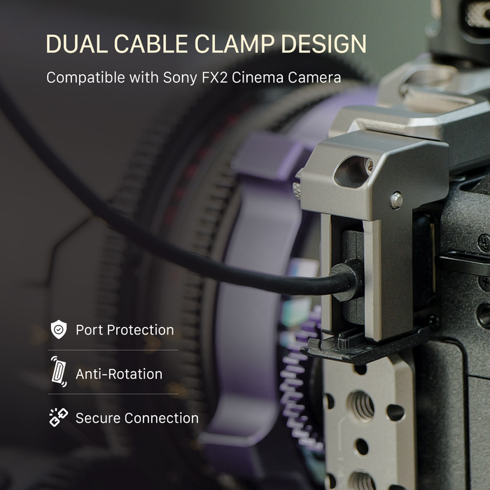Tilta Full Camera Cage for Sony FX2 - Titanium Gray
