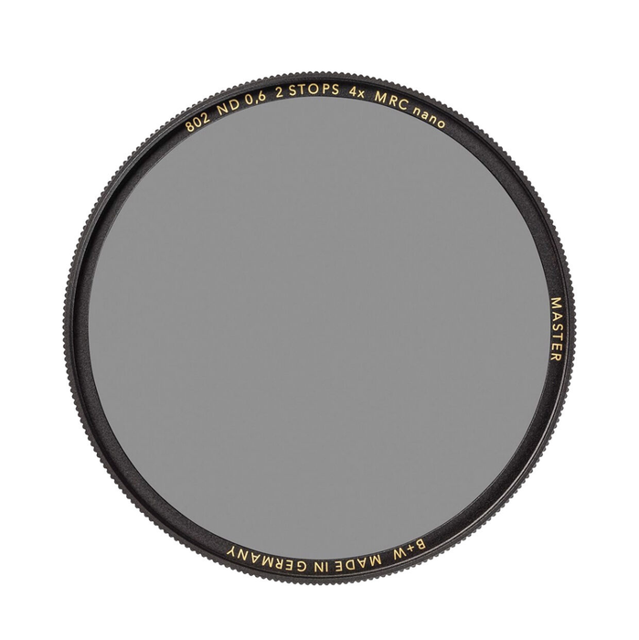 B+W 46mm #802 MASTER Neutral Density 0.6 2-Stop MRC Nano Filter