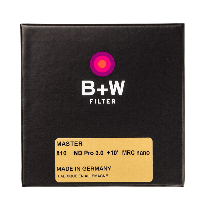 B+W 46mm #810 MASTER Neutral Density 3.0 10-Stop MRC Nano Filter