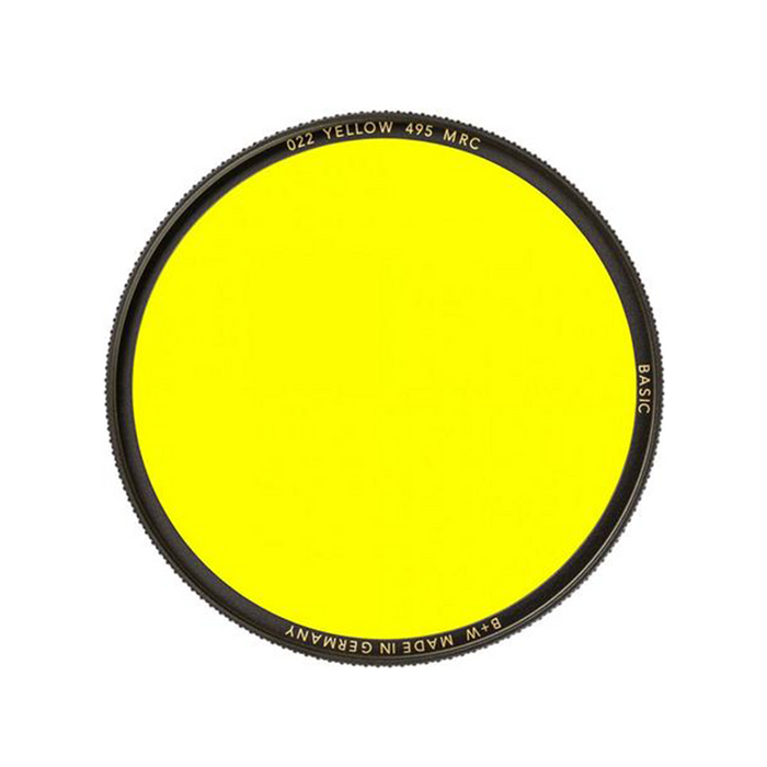 B+W 77mm #495/022 BASIC Yellow MRC Filter