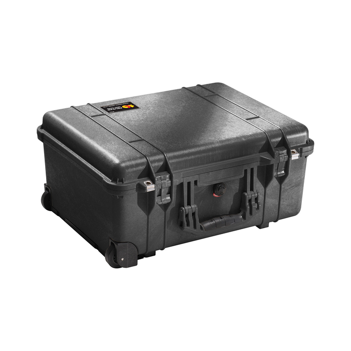 Pelican 1560 Protector Case with TrekPak Dividers & Lid Foam - Black