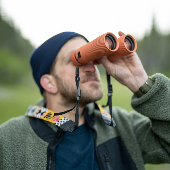 Nocs Provisions Pro Issue 10x42 Waterproof Binoculars - Carnelian Orange