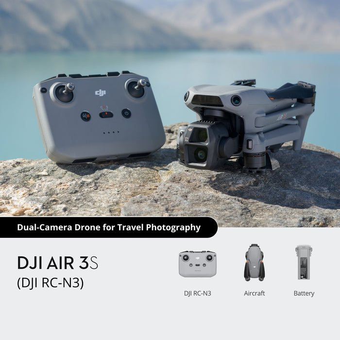 DJI Air 3S Drone with DJI RC-N3 Remote Controller