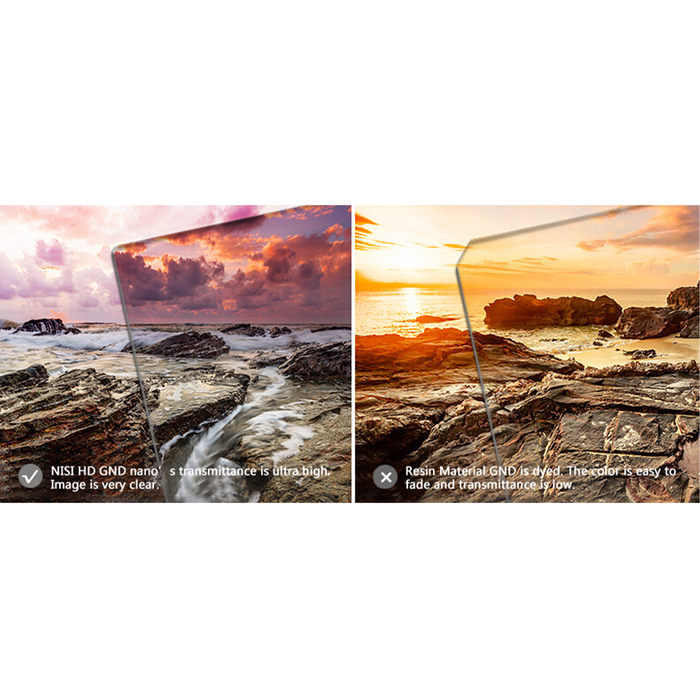 NiSi 100x150mm Nano IR Soft Graduated ND4 Neutral Density 0.6 2-Stop Filter