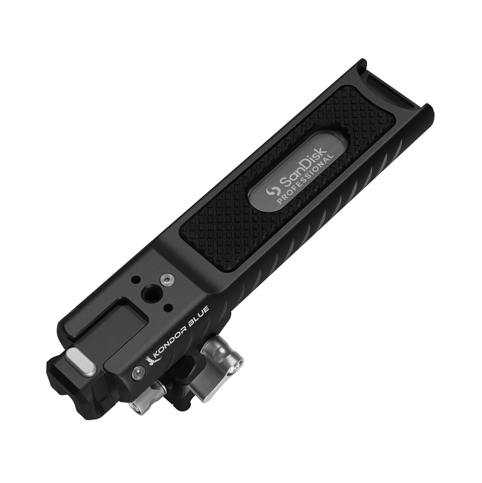 Kondor Blue PRO-BLADE SSD Handle for Sandisk USB-C Recording - Raven Black