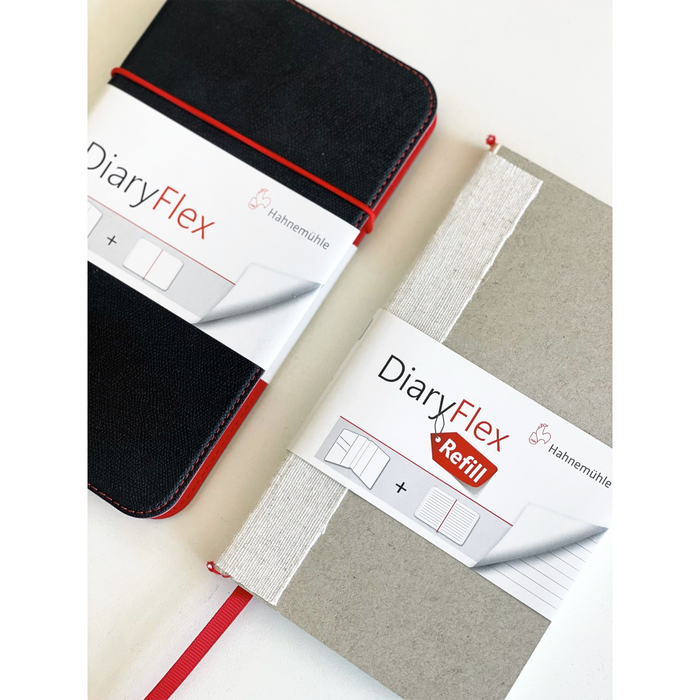 Hahnemuhle DiaryFlex Refill with Dotted Pages for Notebook, 100gsm, 4" x 7" Portrait, 80 Sheets (160 Pages)
