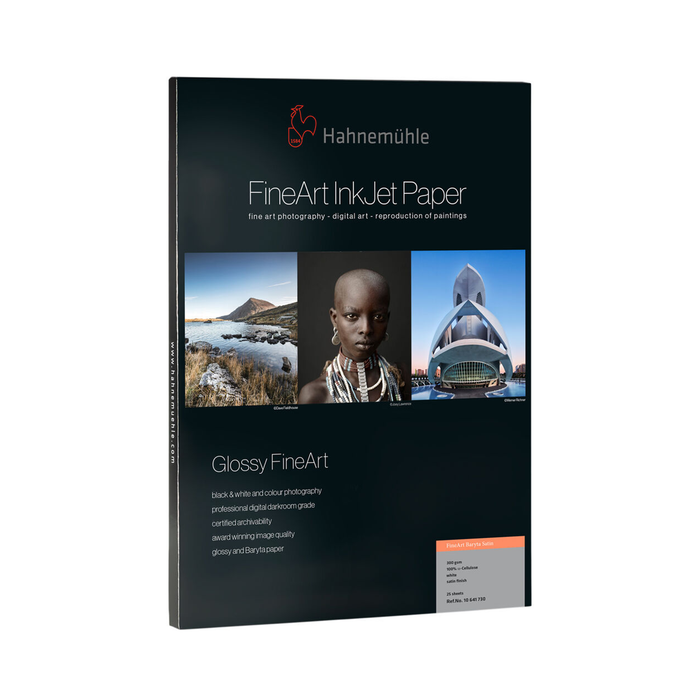 Hahnemühle FineArt Baryta Satin Inkjet Paper 300, 13" x 19" - 25 Sheets