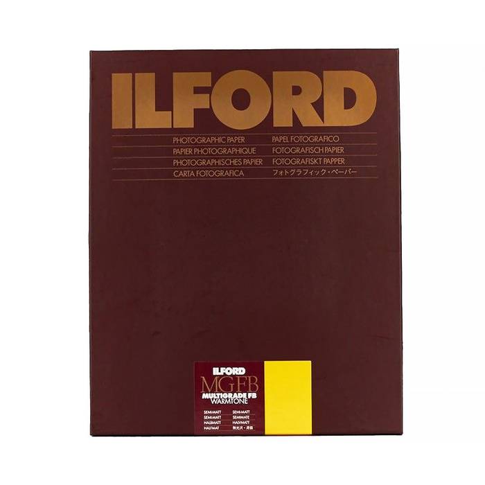 Ilford Multigrade FB Warmtone VC Variable Contrast Paper, Semi-Matte Surface Finish, 16" x 20" - 10 Sheets