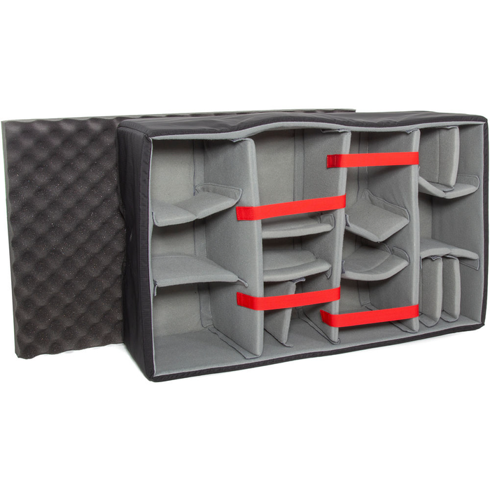 Nanuk 963 Wheeled Protective Case with Padded Dividers & Lid Foam - Black