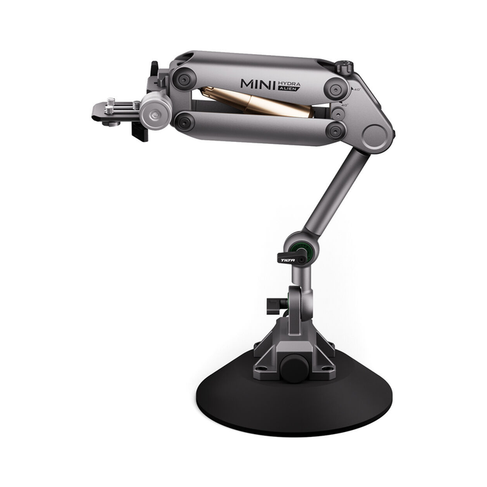 Tilta Hydra Alien Mini Car Mount with Regular Suction Cup - Titanium Gray