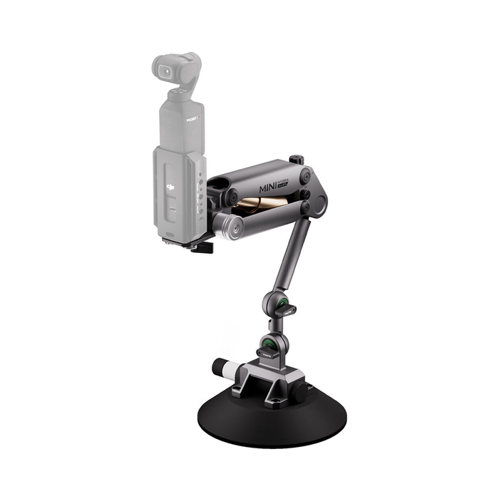 Tilta Hydra Alien Mini Car Mount with Regular Suction Cup - Titanium Gray