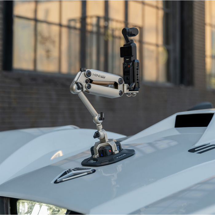 Tilta Hydra Alien Mini Car Mount with Regular Suction Cup - Titanium Gray