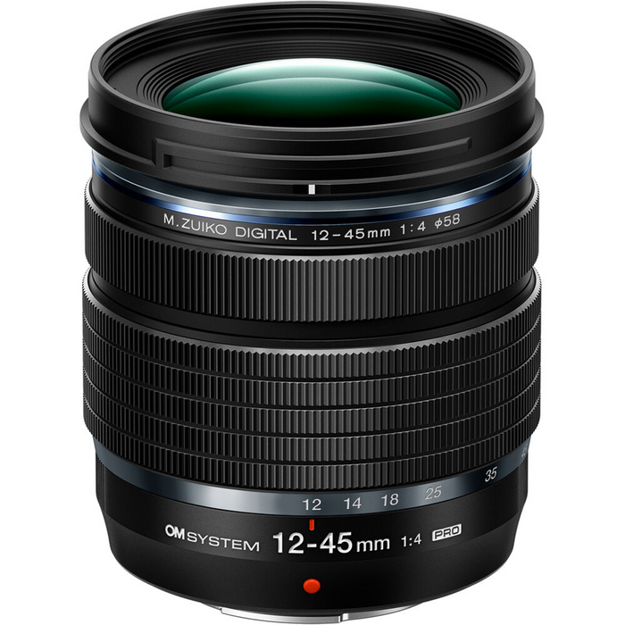 OM System M.Zuiko Digital ED 12-45mm f/4.0 PRO Lens - Black