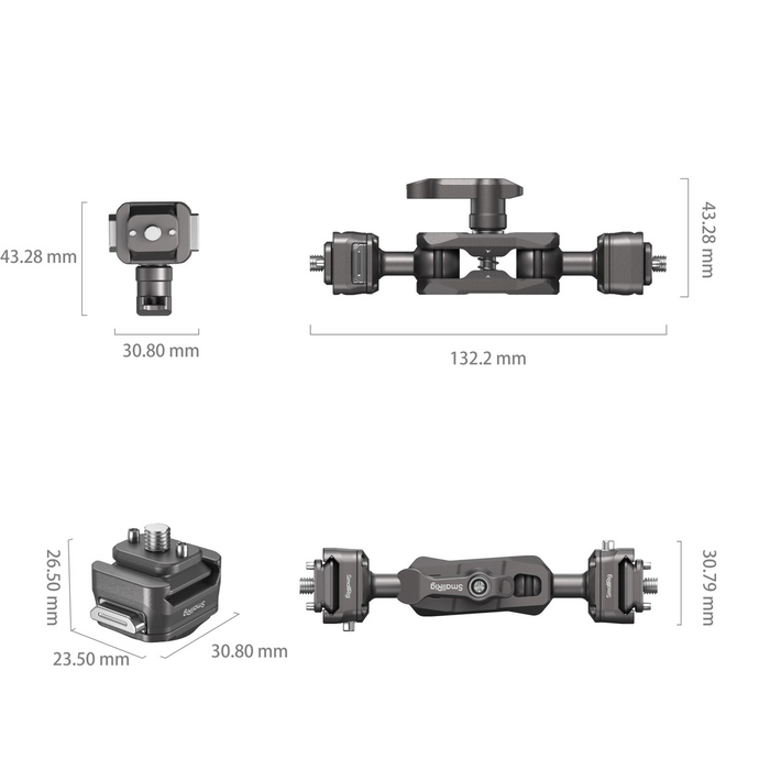SmallRig HawkLock H21 Quick Release Magic Arm with Ball Heads 4488