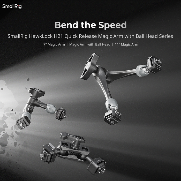 SmallRig HawkLock H21 Quick Release Magic Arm with Ball Heads 4488