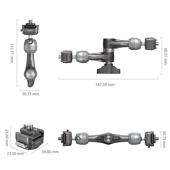 SmallRig HawkLock H21 Quick Release Rosette Magic Arm 7" 4490