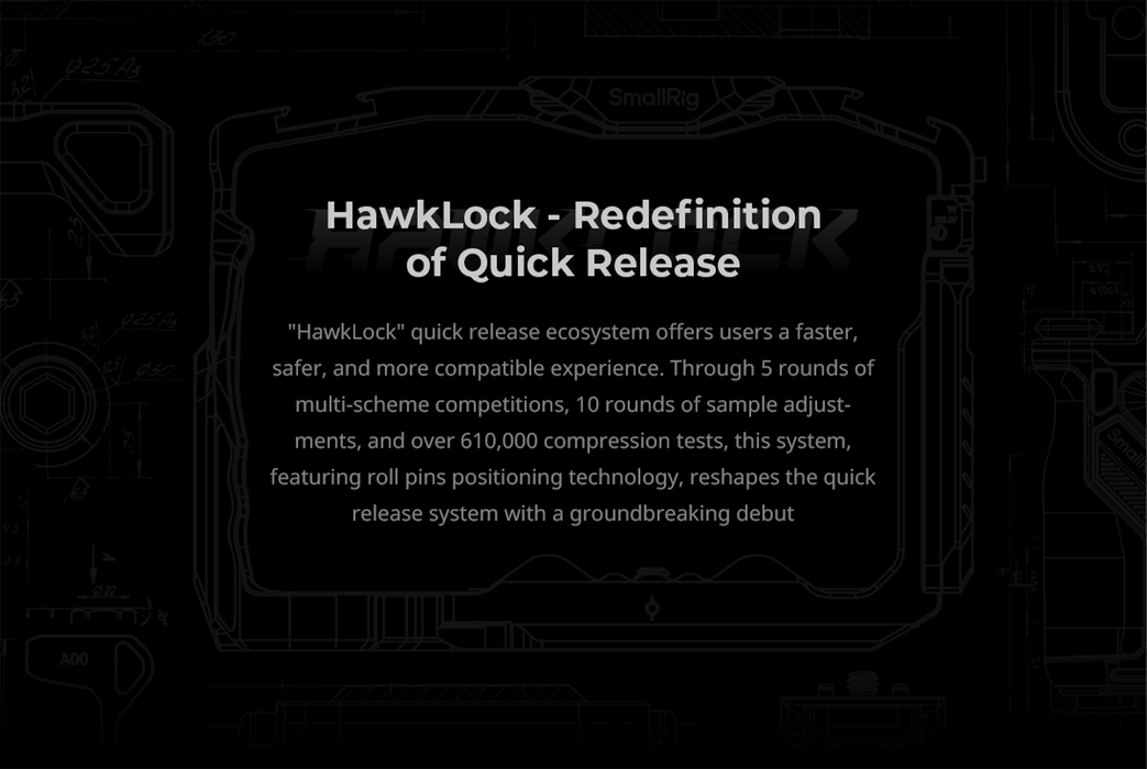 SmallRig HawkLock H21 Quick Release Rosette Magic Arm 7" 4490