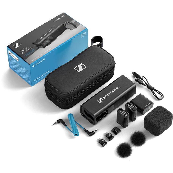Sennheiser Profile 2-Person Clip-On & Handheld Wireless Audio System/Recorder for Camera & Smartphone