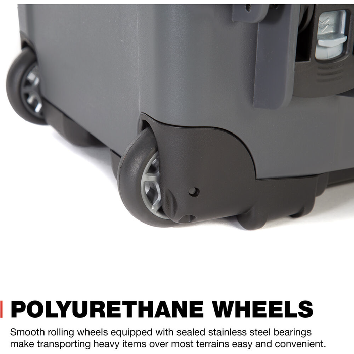 Nanuk 935 Wheeled Protective Case with Custom DSLR Foam & Lid Organizer - Graphite