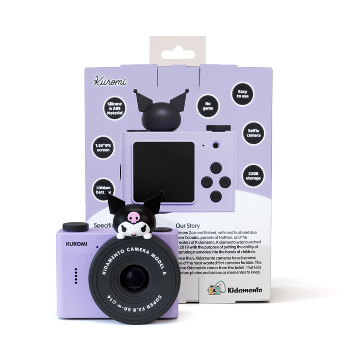 Kidamento Model A Mini Digital Camera for Kids - Kuromi
