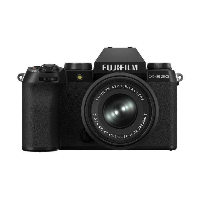 Fujifilm X-S20 Mirrorless Camera with XC 15-45mm F3.5-5.6 OIS PZ Lens