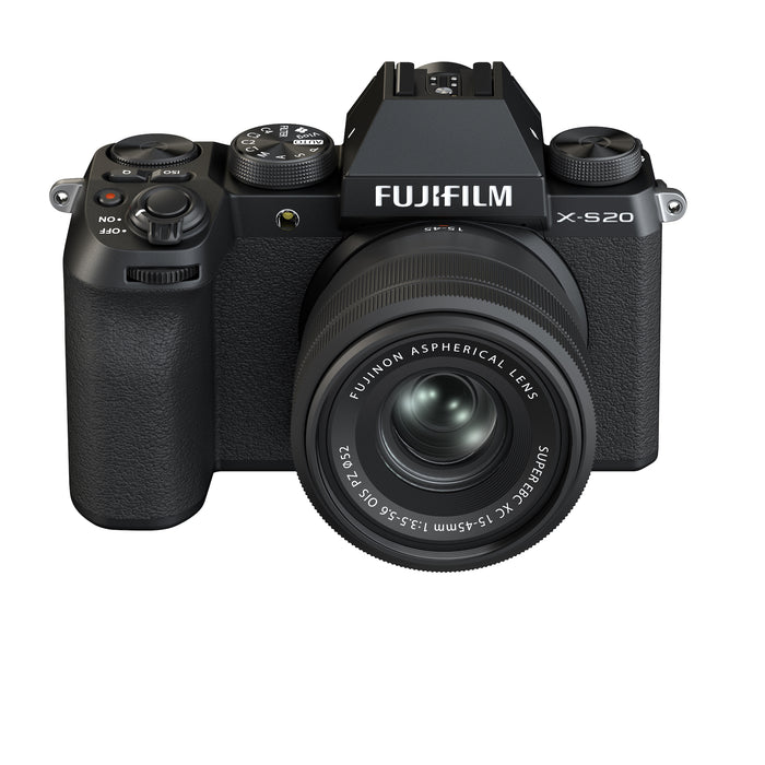 Fujifilm X-S20 Mirrorless Camera with XC 15-45mm F3.5-5.6 OIS PZ Lens