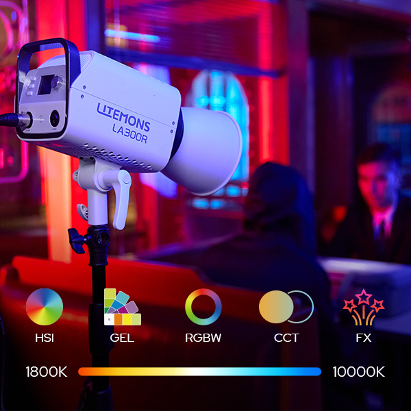 Godox LITEMONS LA150R Full-Color LED Video Light - Black