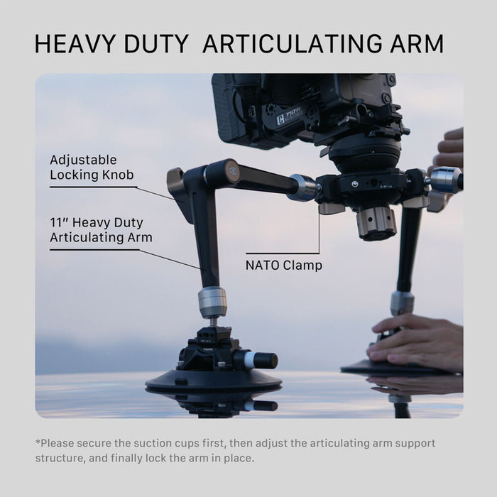 Tilta Hydra Articulating Car Mounting System with Electronic Suction Cups