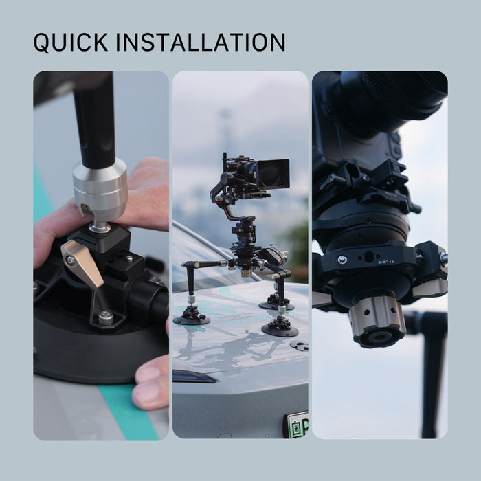 Tilta Hydra Articulating Car Mounting System with Electronic Suction Cups