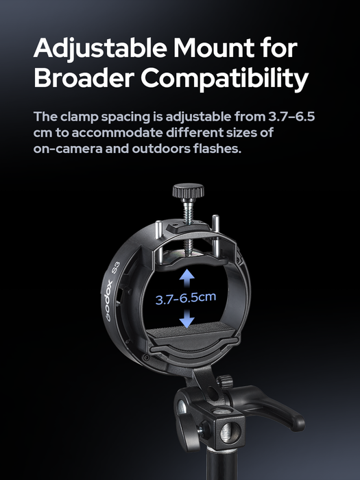 Godox S3 Speedlite Bracket (Bowens Mount)