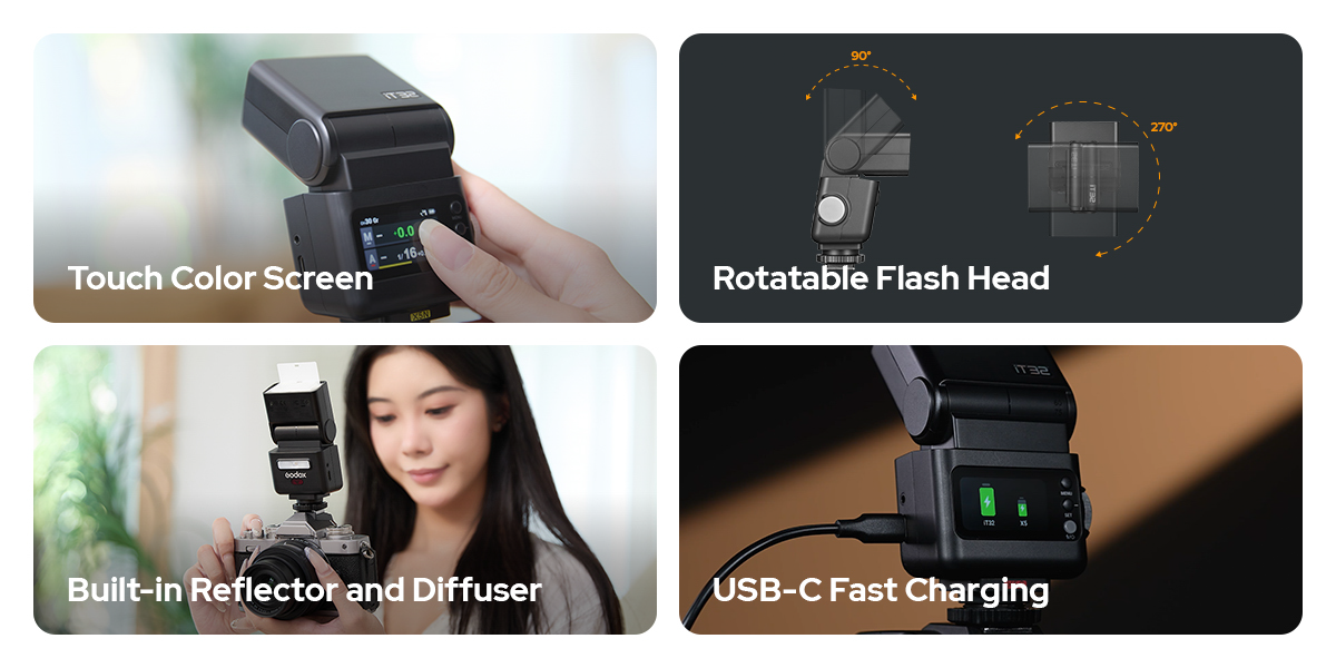 Godox iT32 iFlash TTL Mini Camera Flash