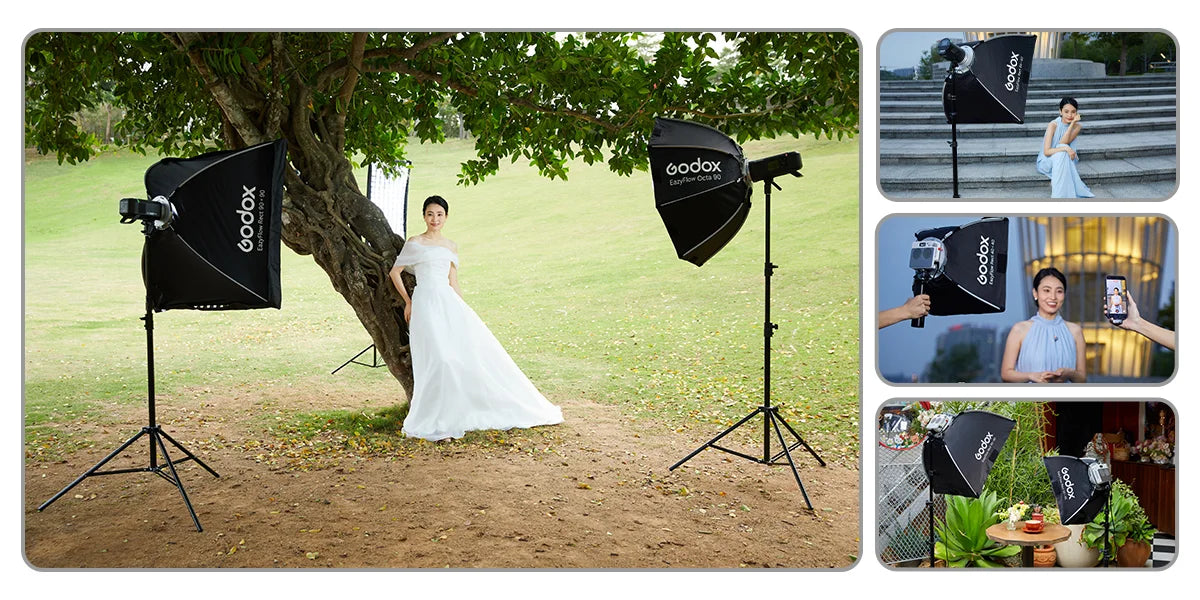 Godox EazyFlow Octa 120 Foldable Softbox with Bowens Mount (47.24")