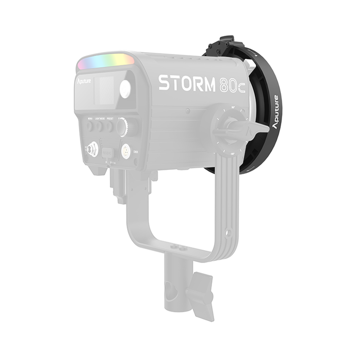 Aputure Mini ProLock to Full Size Bowens Mount Adapter for STORM 80c Monolight