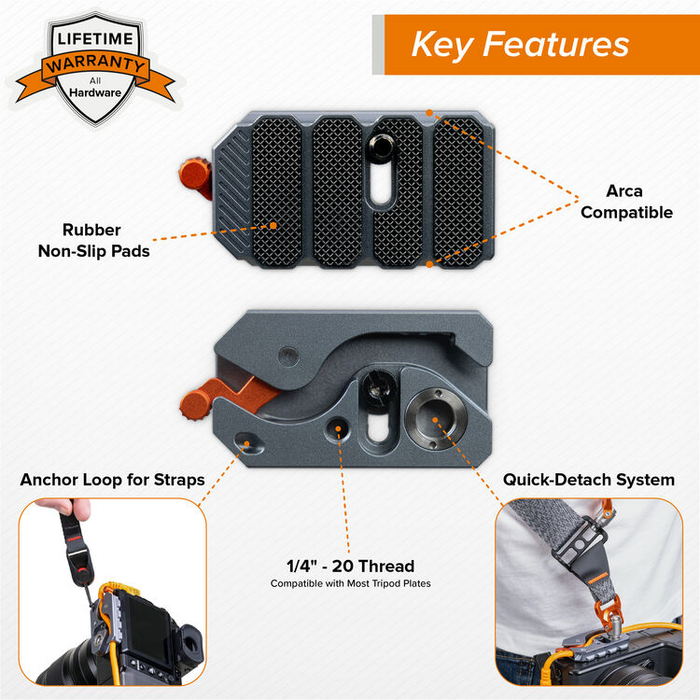 Tether Tools TetherGuard LeverLock Plus Plate