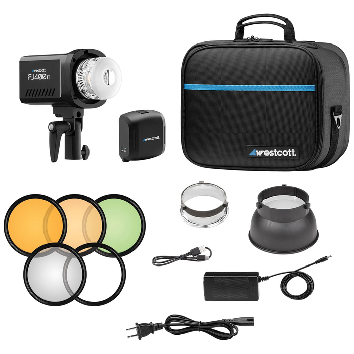 Westcott FJ400 II Touchscreen Strobe with FJ Pro AC/DC Battery (400Ws)