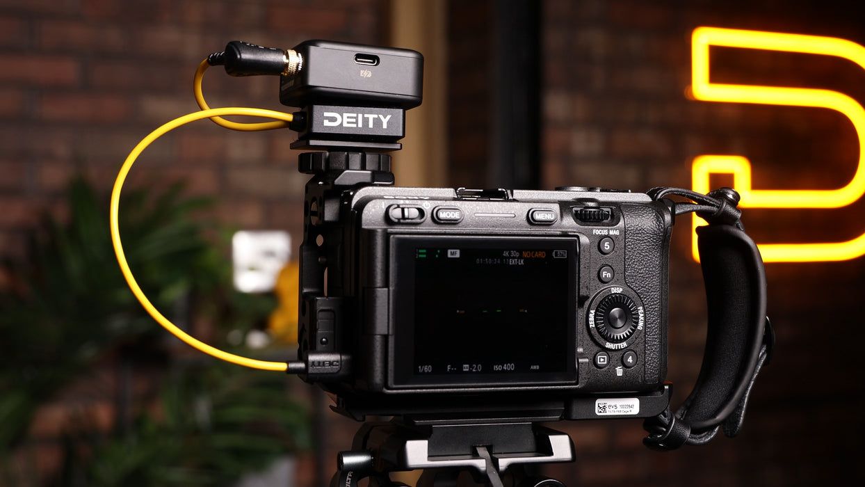Deity Microphones C23 Timecode Cable for Sony FX3 / FX30 Cameras