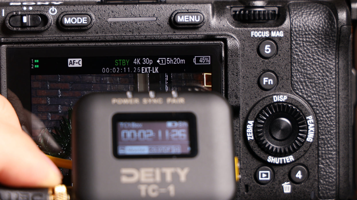 Deity Microphones C23 Timecode Cable for Sony FX3 / FX30 Cameras