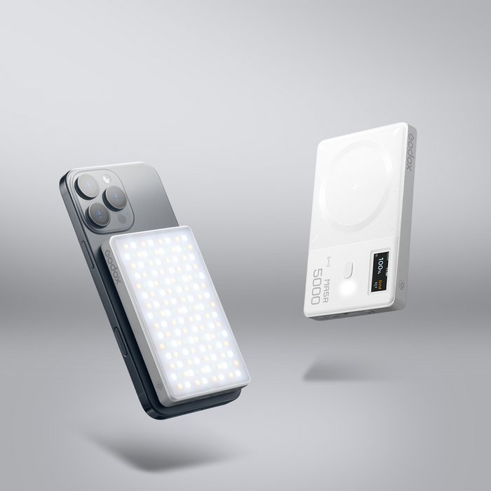Godox MA5R RGB LED Light & Power Bank - Black