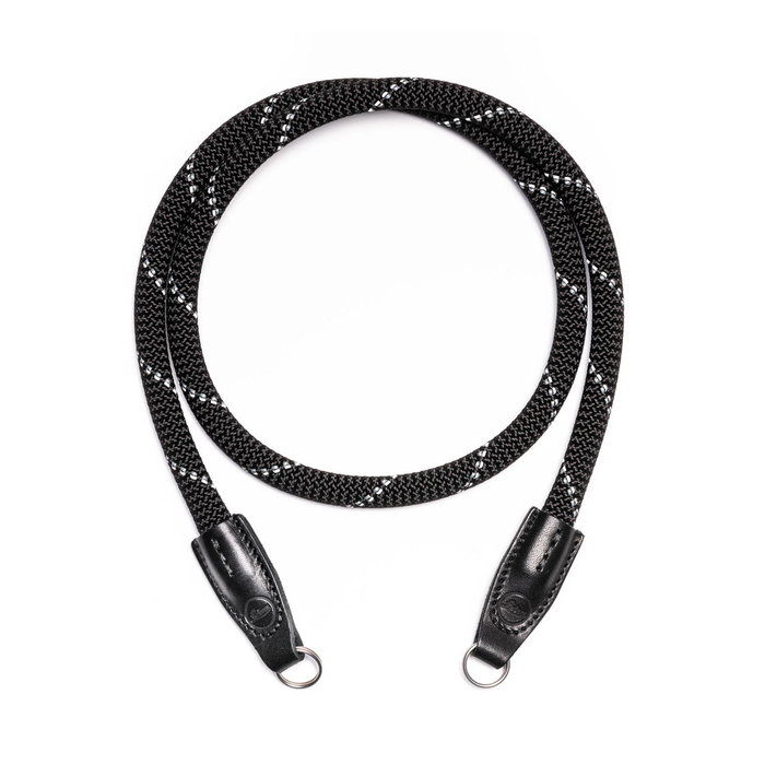 Cooph Leica Rope Strap with Split Ring, 49.6" (26cm) - Black Reflective